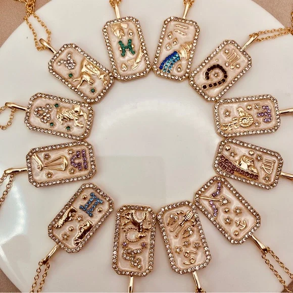 Zodiac Pendant Dainty Necklace - Picture 2 of 8